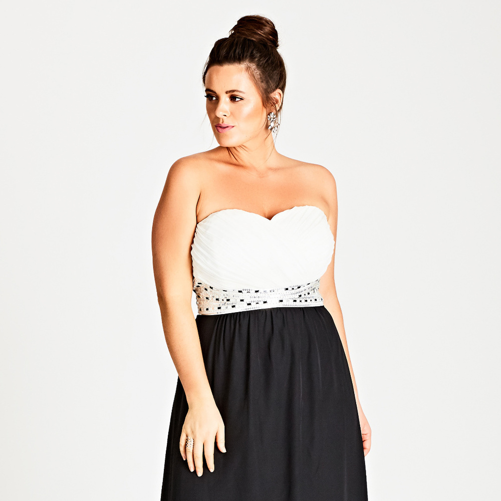✨ FINAL PRICE ✨ City Chic Contrast Maxi Gown